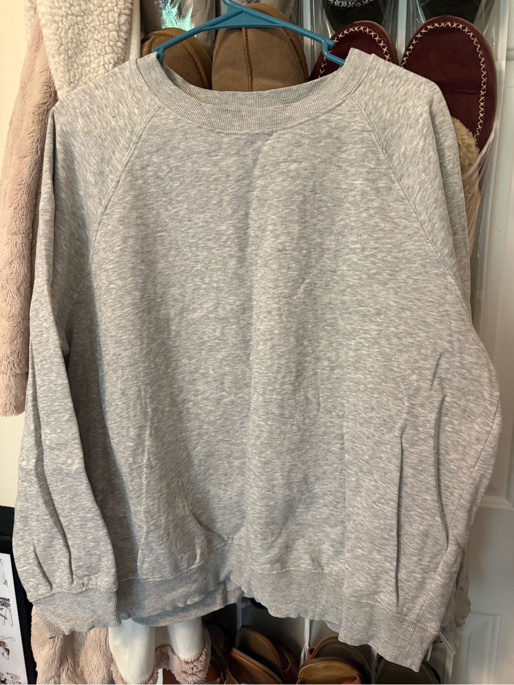 H&M Heather Light Gray Crewneck Sweater
